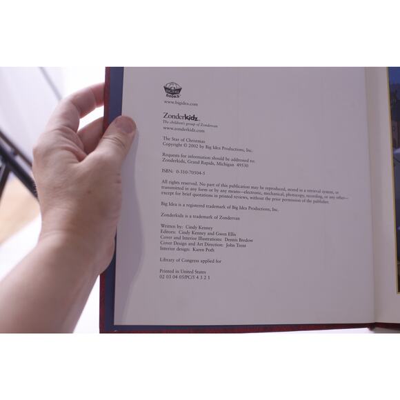 Star Christmas, Picture Book, Zonderkids, Big Idea, Hardcover, ~ 250809-WH 473 - Picture 2 of 4